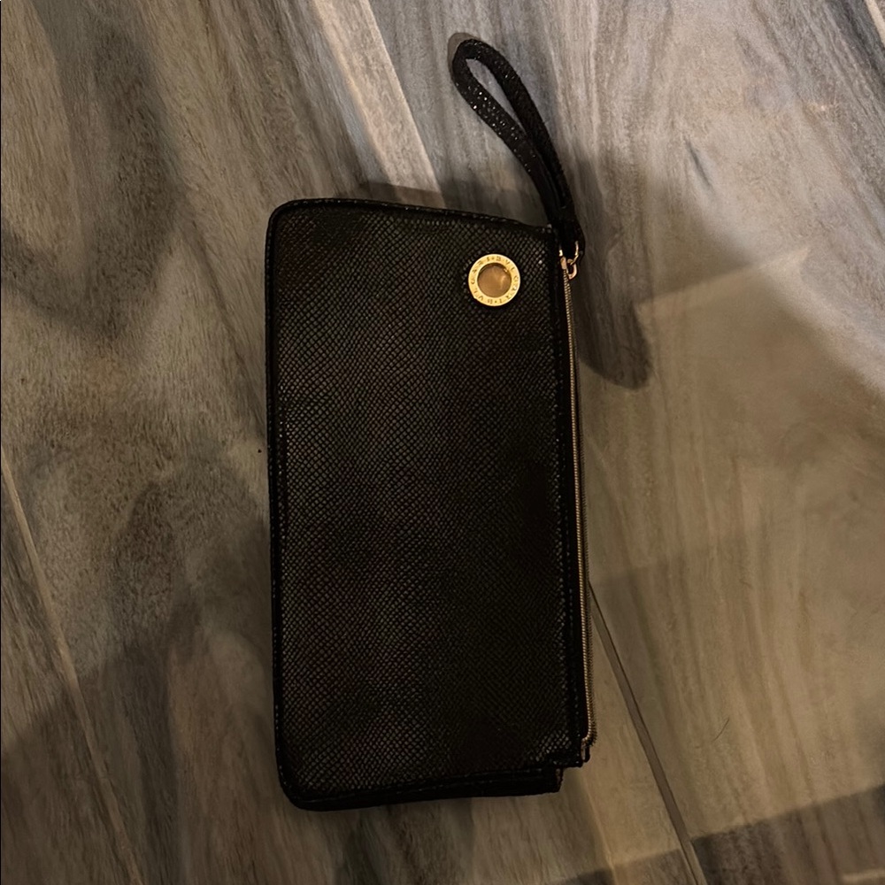 Bvlgari Black Wristlet Wallet or Perfumes pouch. In Pristine Condition
